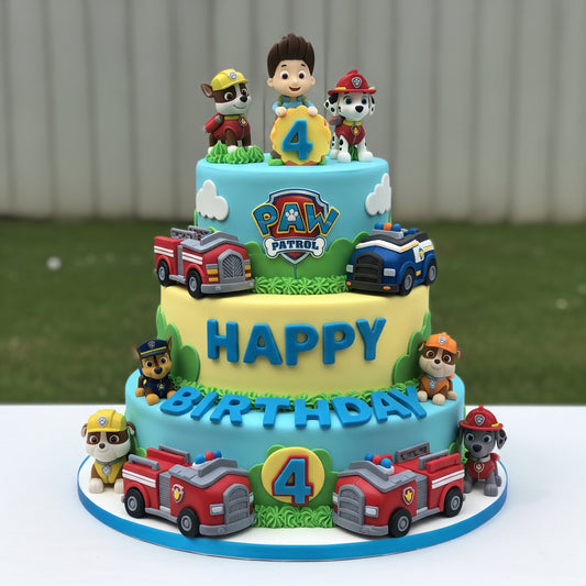 Birthday Cake - Paw Patrol Theme